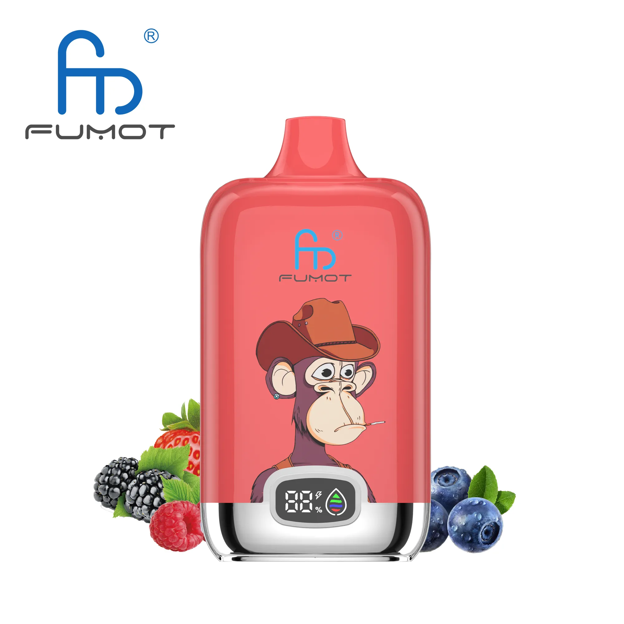 口味图29 Fumot Digital Box 12000 Puffs – Wiederaufladbare Einweg(1 Vape) – Bild 1